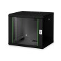 Digitus | Wall Mounting Cabinet | DN-19 09-U-SW | Black | IP protection class: IP20 - 2